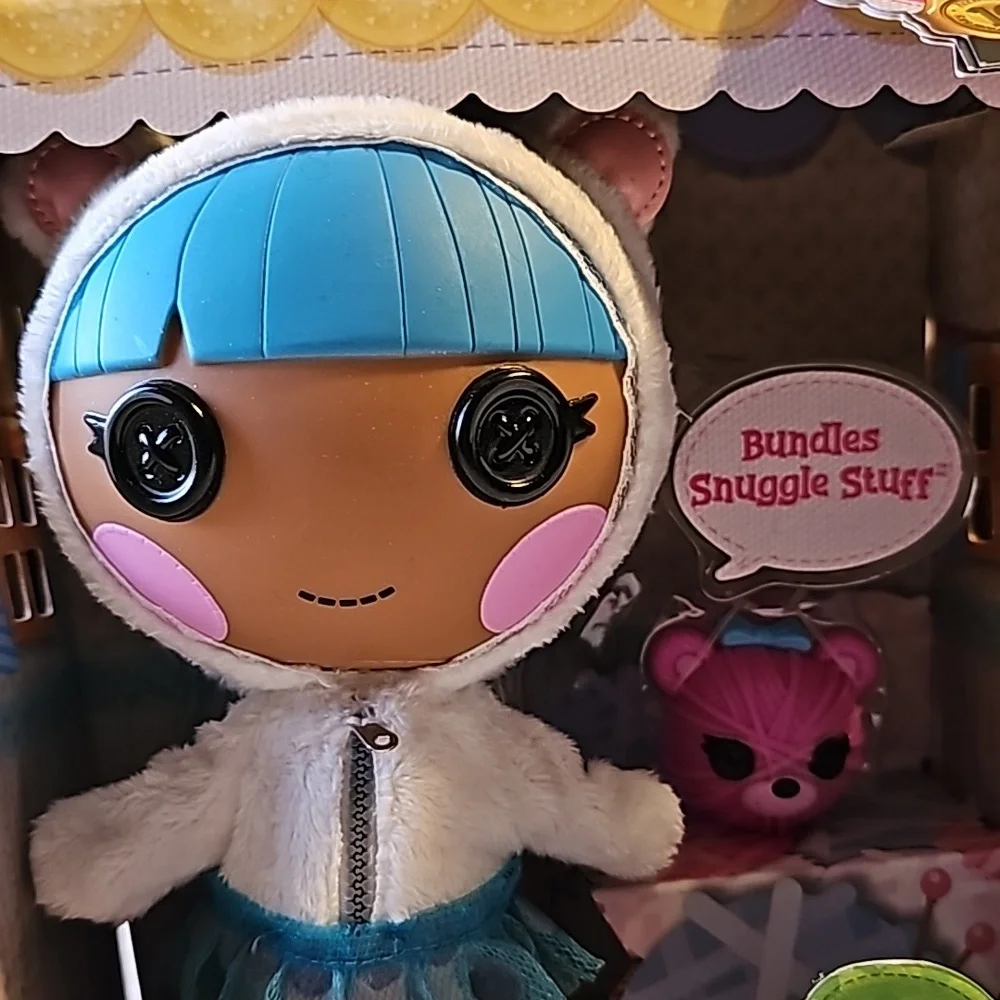 Lalaloopsy Littles  7" Winter Doll Bundle Snuggle Stuff With Pet Yarn Ba… - Picture 12 of 12